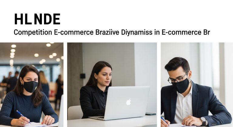 Brazilian e-commerce logistics and shopping scene showing fierce competition among platforms.