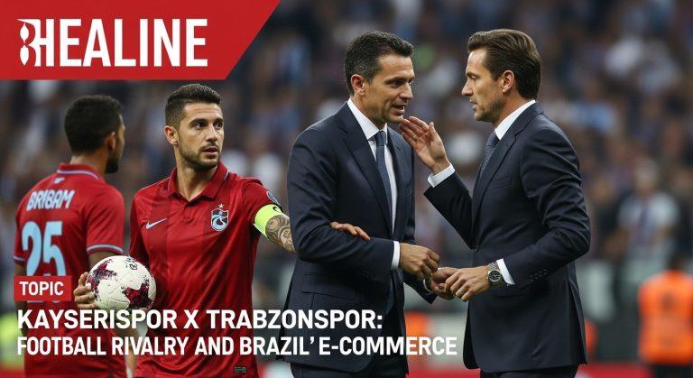 BrazilShopOnline display of Kayserispor and Trabzonspor merchandise in Brazil