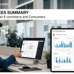 Painel analítico de e-commerce com dados de audiência refletindo BBB 26.