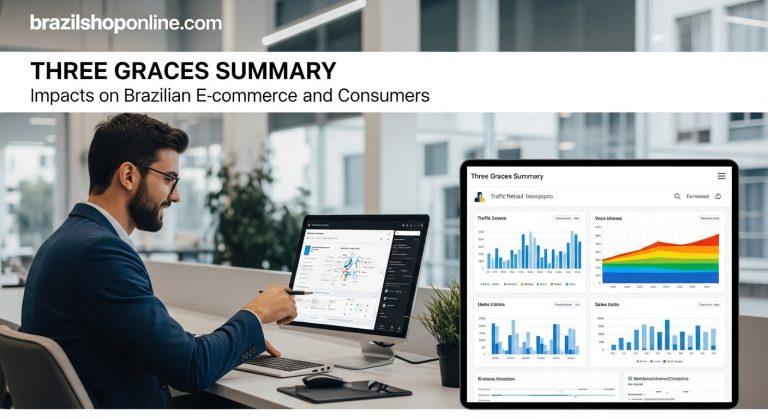 Painel analítico de e-commerce com dados de audiência refletindo BBB 26.